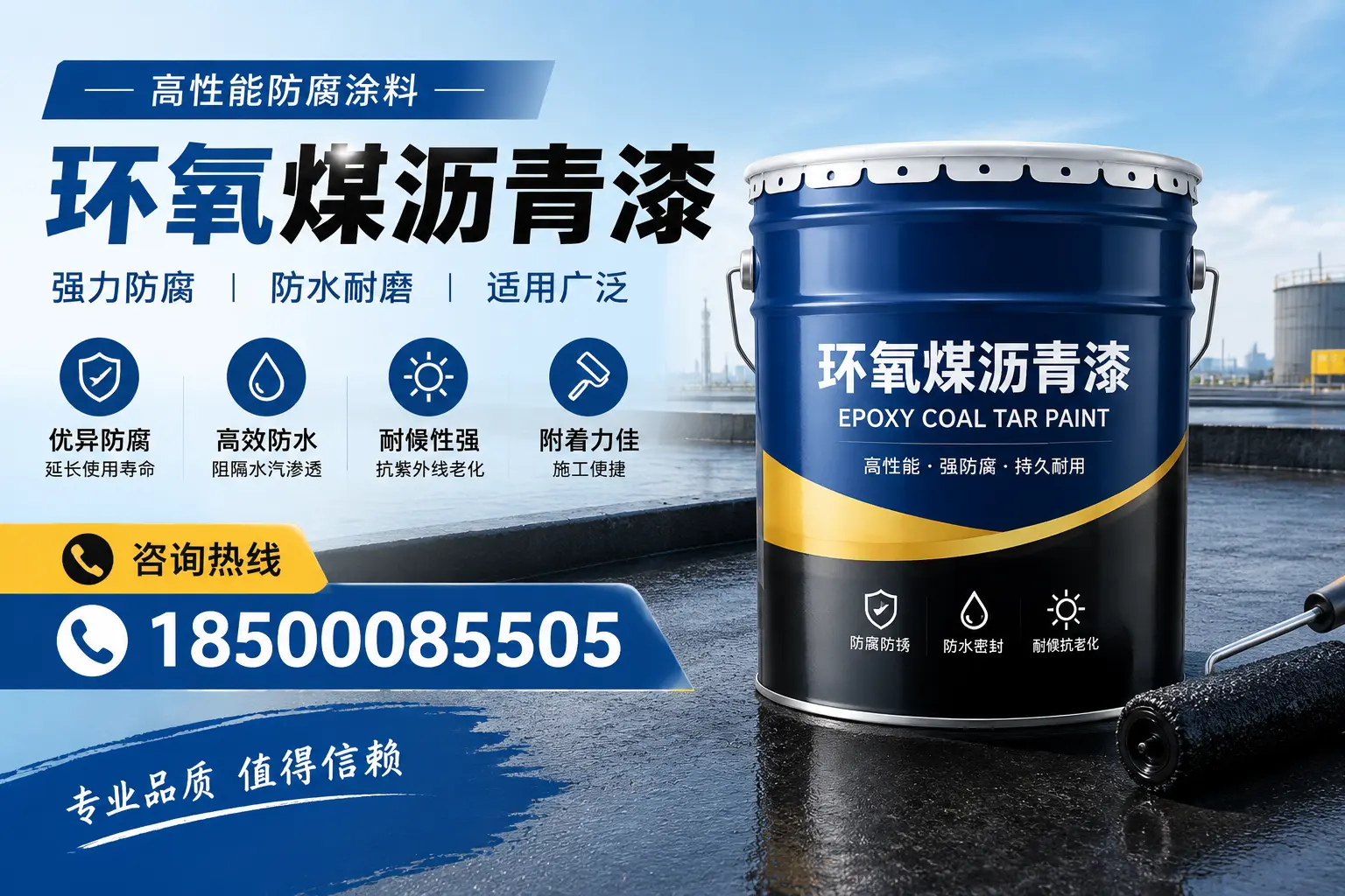 环氧煤沥青漆的主要成分与功能，兖州用户深度了解