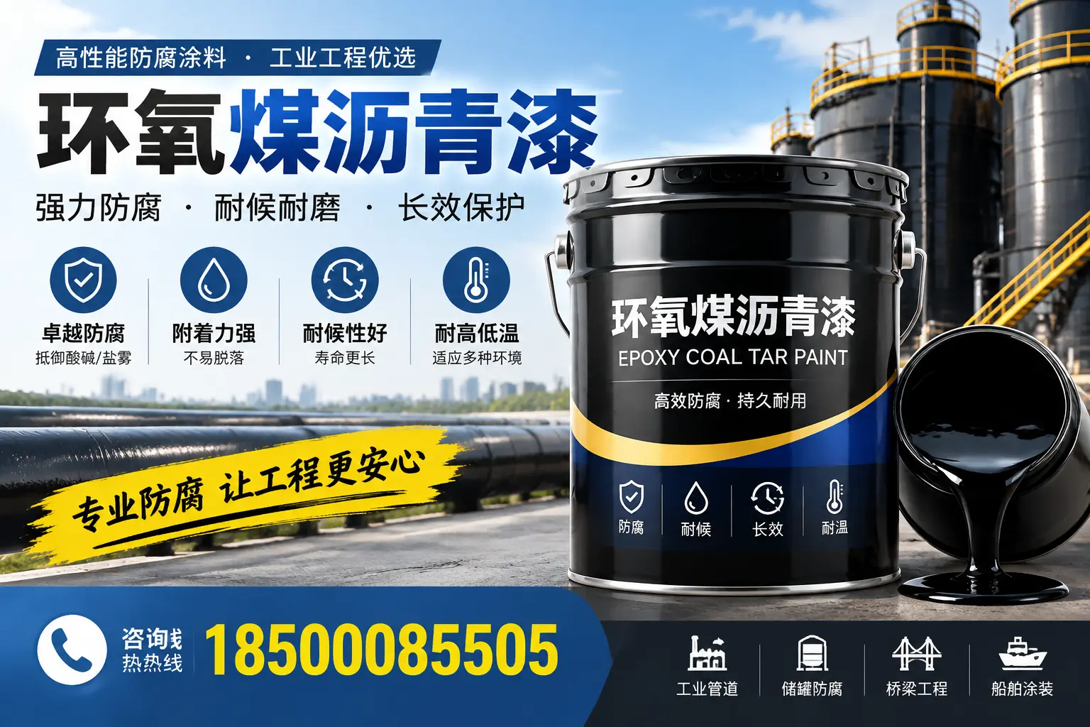 环氧煤沥青漆的施工方法与注意事项,确保在兖州顺利完成